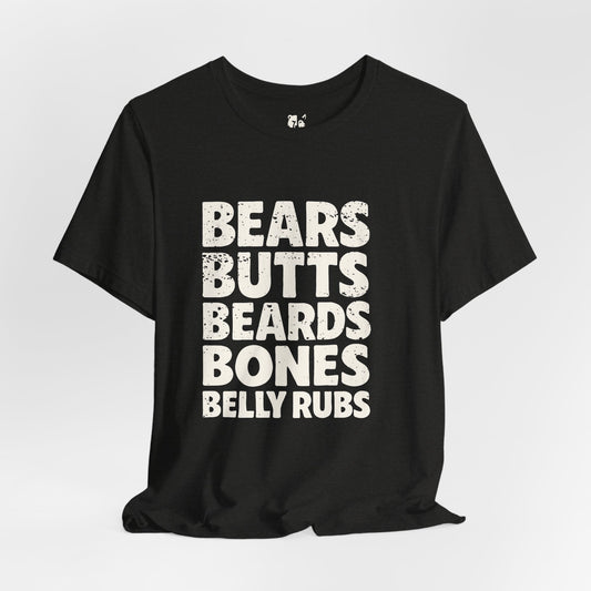 BEAR TRIBALIST Jersey Tee - Bone Design