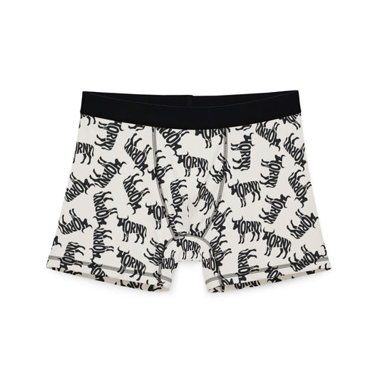 HORNY BULL Men's Boxer Briefs - Bone