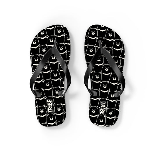 BEAR STARE Flip Flops - Onyx