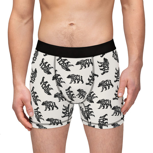 MUSCLE BEAR Men's Boxers - Bone