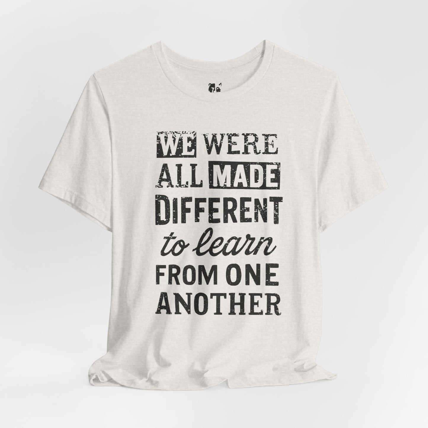 ALL DIFFERENT Jersey Tee - Onyx Design