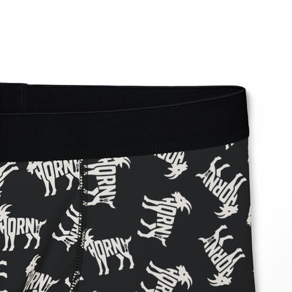 HORNY GOAT Men's Boxer Briefs - Onyx