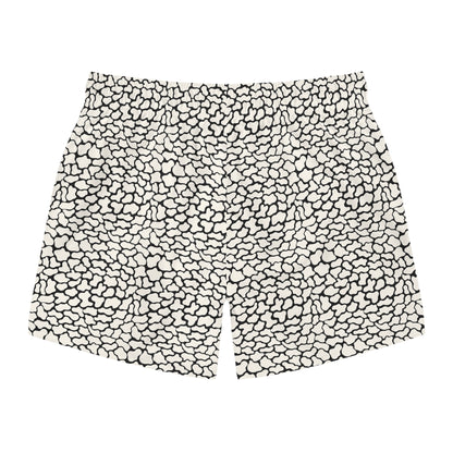 FERAL Imprinted 5-6" Inseam Swim Trunks - Bone