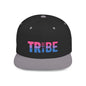 TRIBE Logo Flat Bill Snapback — Bisexual Pride Design