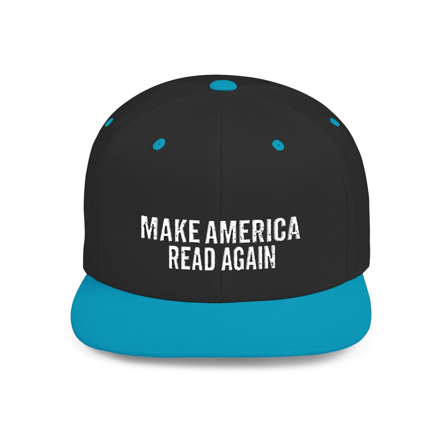 MARA Flat Bill Snapback — Bone Design