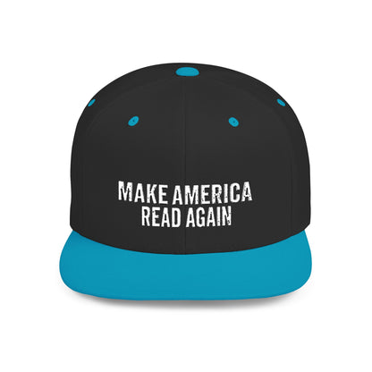 MARA Flat Bill Snapback — Bone Design