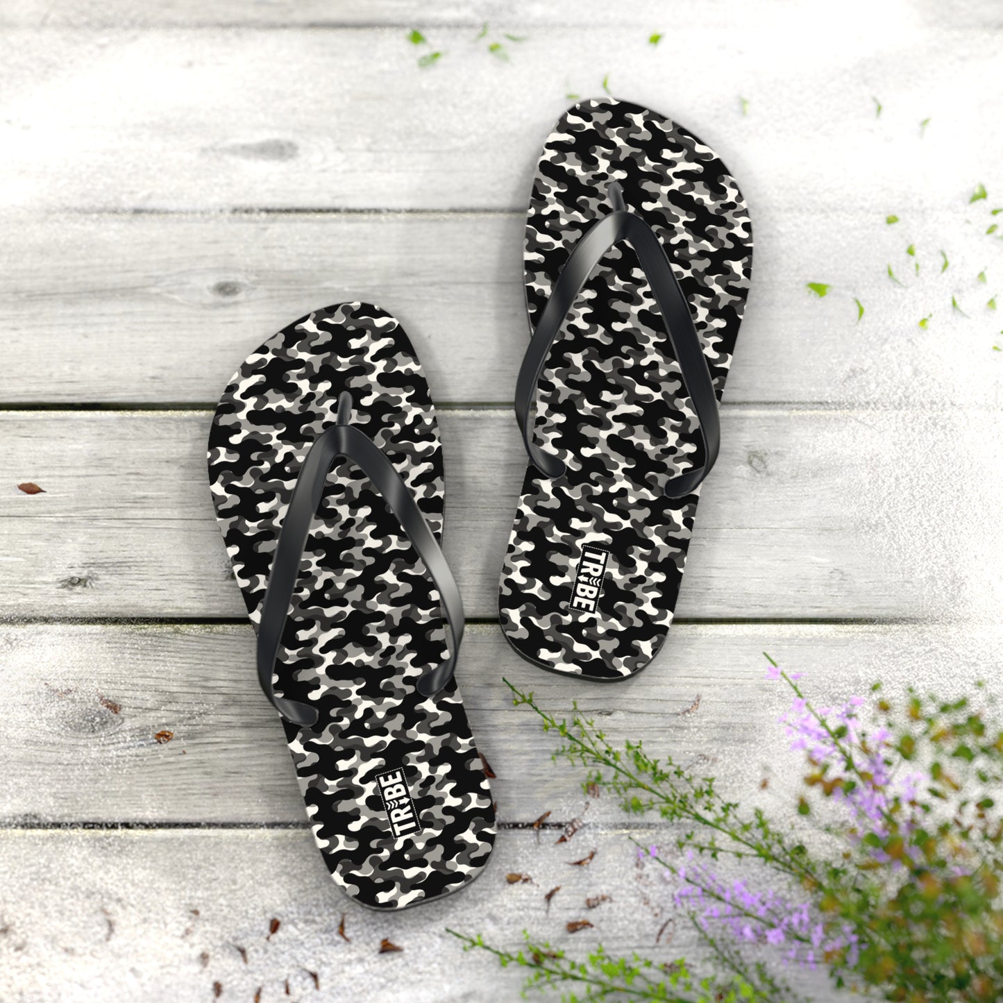 CAMO Flip Flops - Onyx