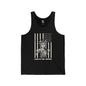 UNFREE Jersey Tank - Bone Silhouette Design