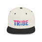 TRIBE Logo Flat Bill Snapback — Bisexual Pride Design