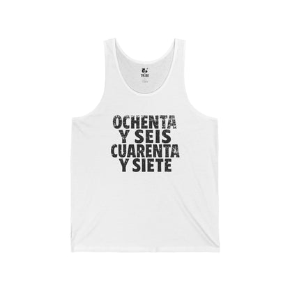 8647 (Español) Jersey Tank - Onyx Design