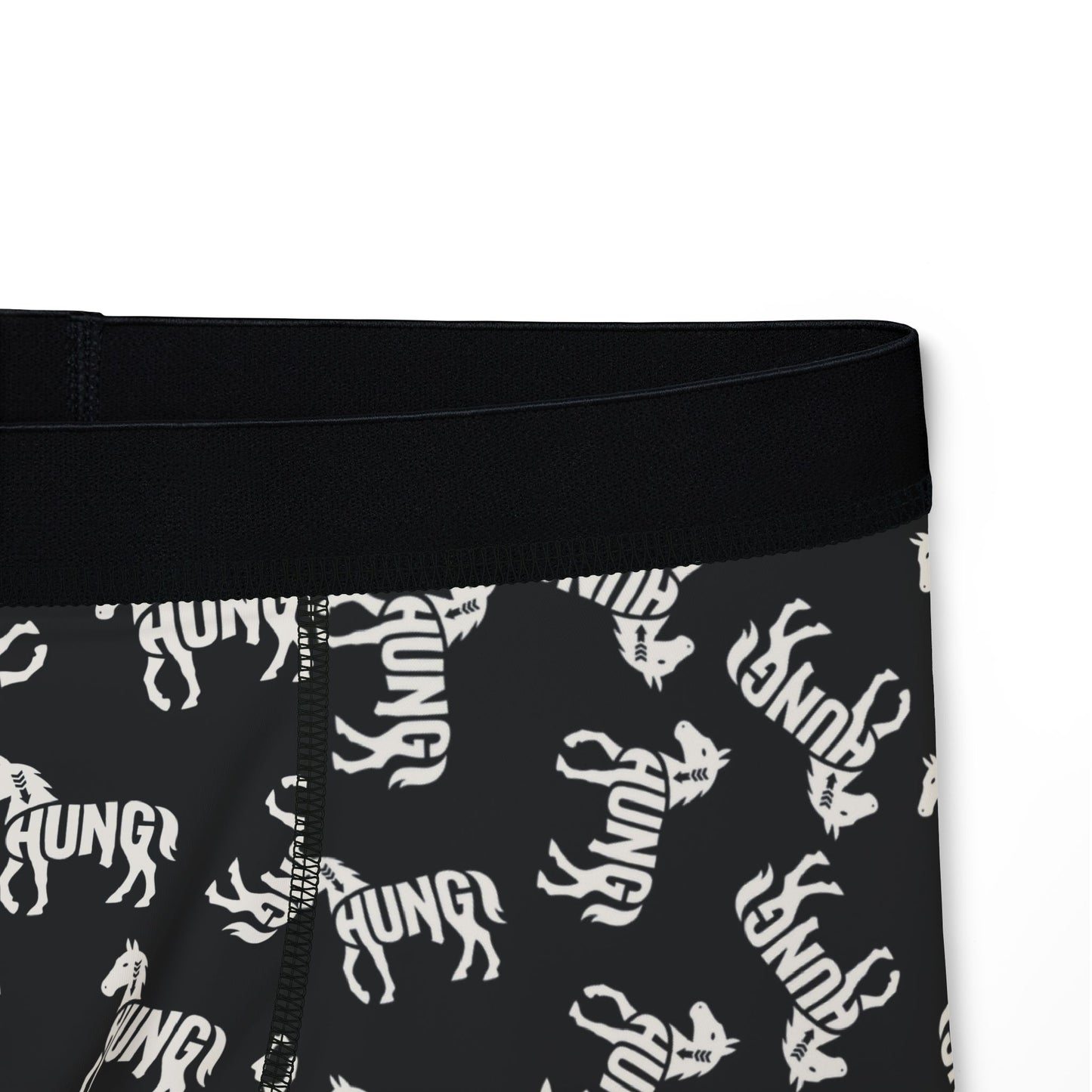 HUNG HORSE Men's Boxer Briefs - Onyx