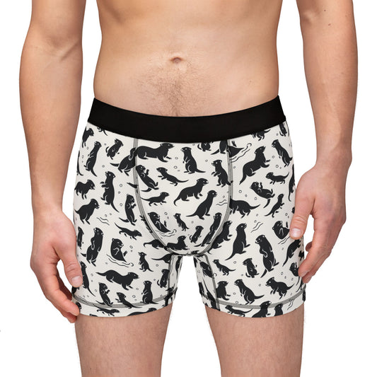 OTTERLY ADORABLE Men's Boxer Briefs - Bone