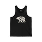BEAR Jersey Tank - Bone Silhouette Design