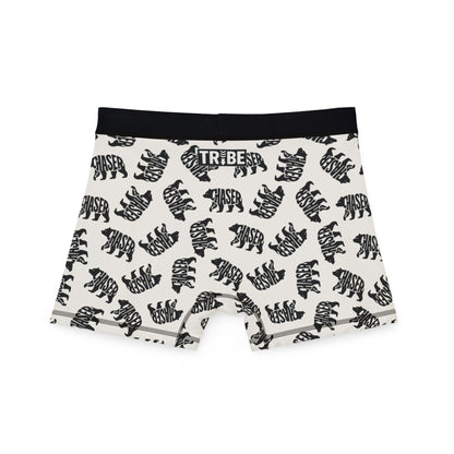 BEAR CHASER Men's Boxer Briefs - Bone