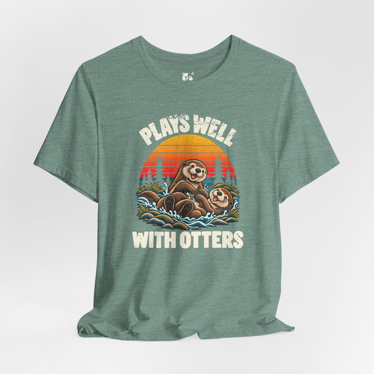 Plays Well with Otters Jersey Tee