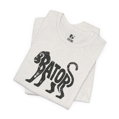 MONKEY BATOR Jersey Tee - Onyx Silhouette Design