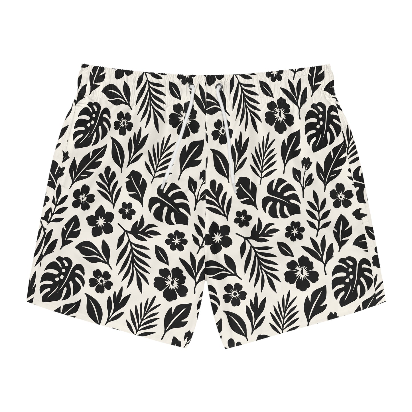 PARADISE Imprinted 5-6" Inseam Swim Trunks - Bone