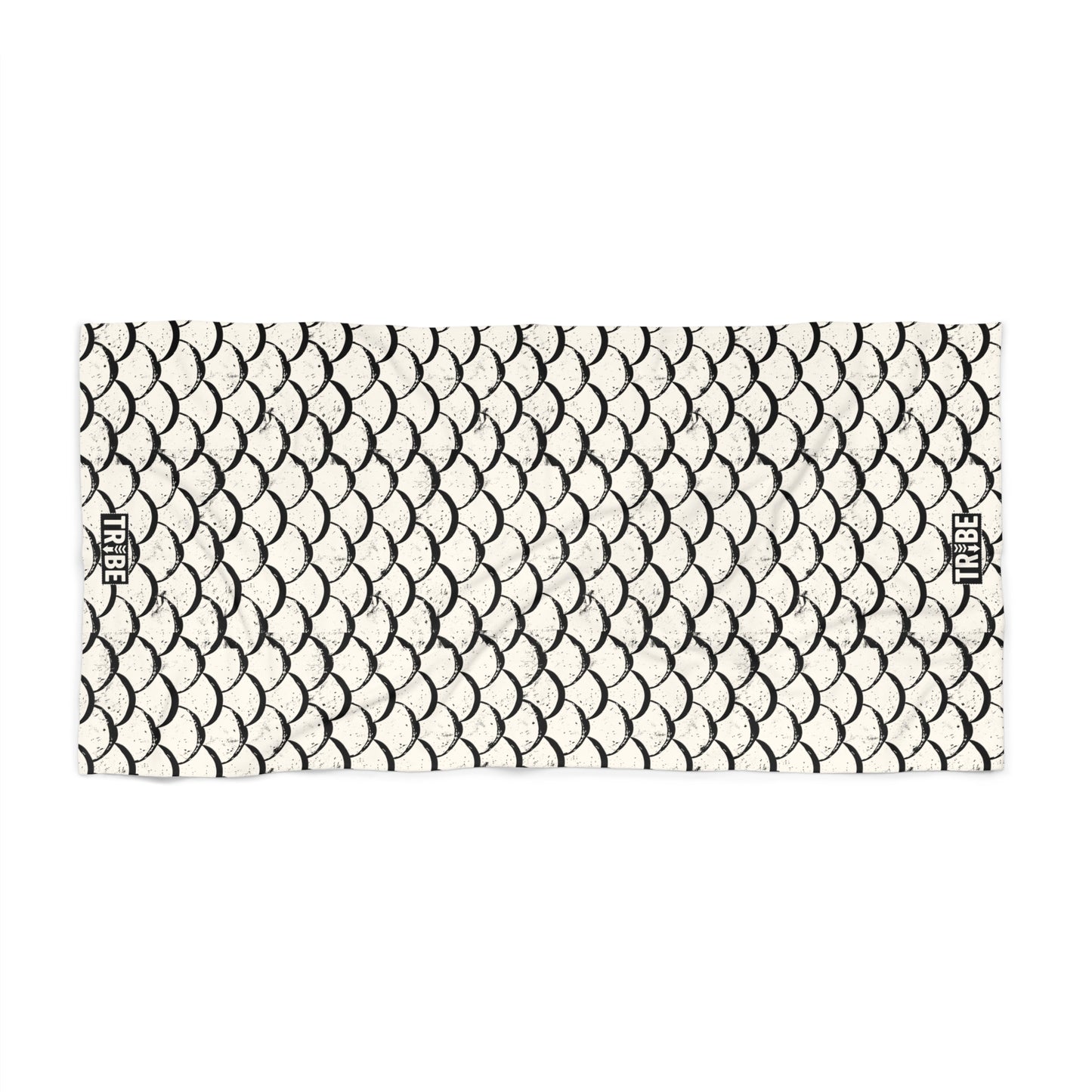 FISH FISH BISH Beach Towel - Bone