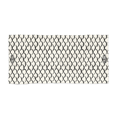 FISH FISH BISH Beach Towel - Bone