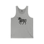 VERS UNICORN Jersey Tank - Onyx Silhouette Design