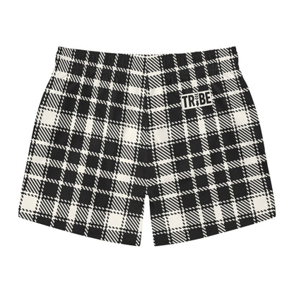 TARTAN Imprinted 5-6" Inseam Swim Trunks - Onyx