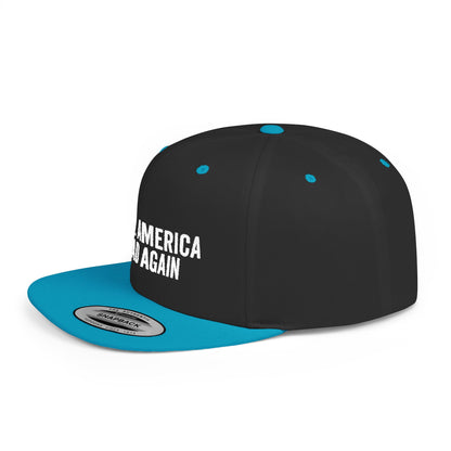 MARA Flat Bill Snapback — Bone Design