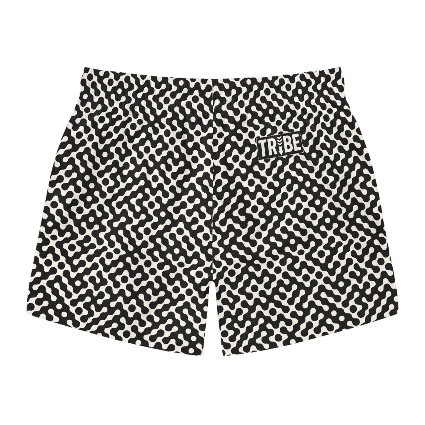 FLUX Imprinted 5-6" Inseam Swim Trunks - Onyx