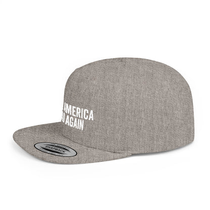 MARA Flat Bill Snapback — Bone Design
