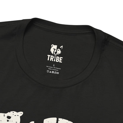 LET'S HUMP Jersey Tee - Bone Silhouette Design