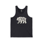 DADDY BEAR Jersey Tank - Bone Silhouette Design