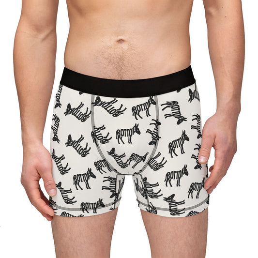 BOTTOM ASS Men's Boxers - Bone