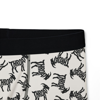 THROAT GOAT Men's Boxer Briefs - Bone