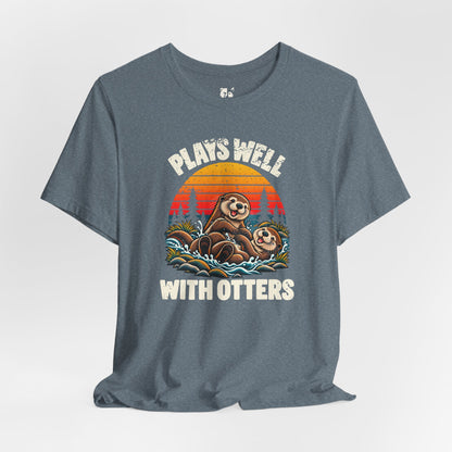 Plays Well with Otters Jersey Tee