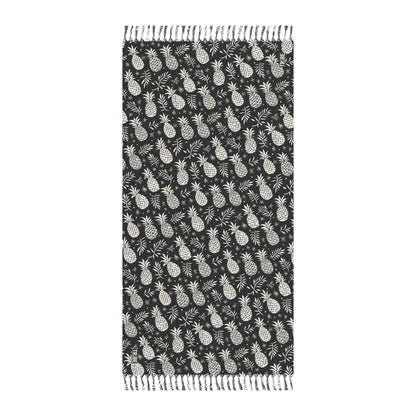 PINEAPPLE SPLASH Sarong - Onyx
