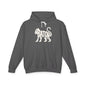 MONKEY BATOR Lightweight Hoodie - Bone Silhouette Design