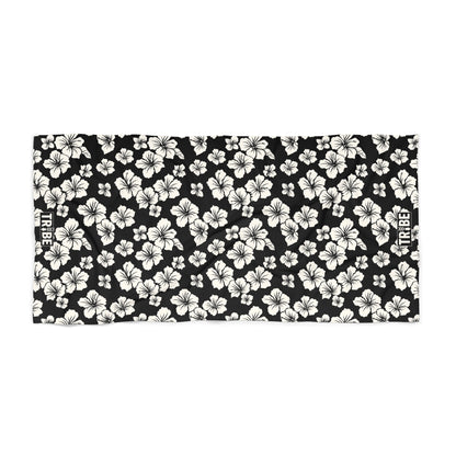 HIBISCUS Beach Towel - Onyx