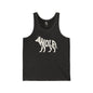 WOLF Jersey Tank - Bone Silhouette Design
