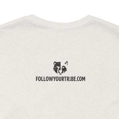 BEAR CUB Jersey Tee - Onyx Silhouette Design