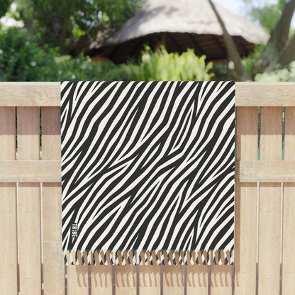 ZEBRA Sarong - Onyx & Bone