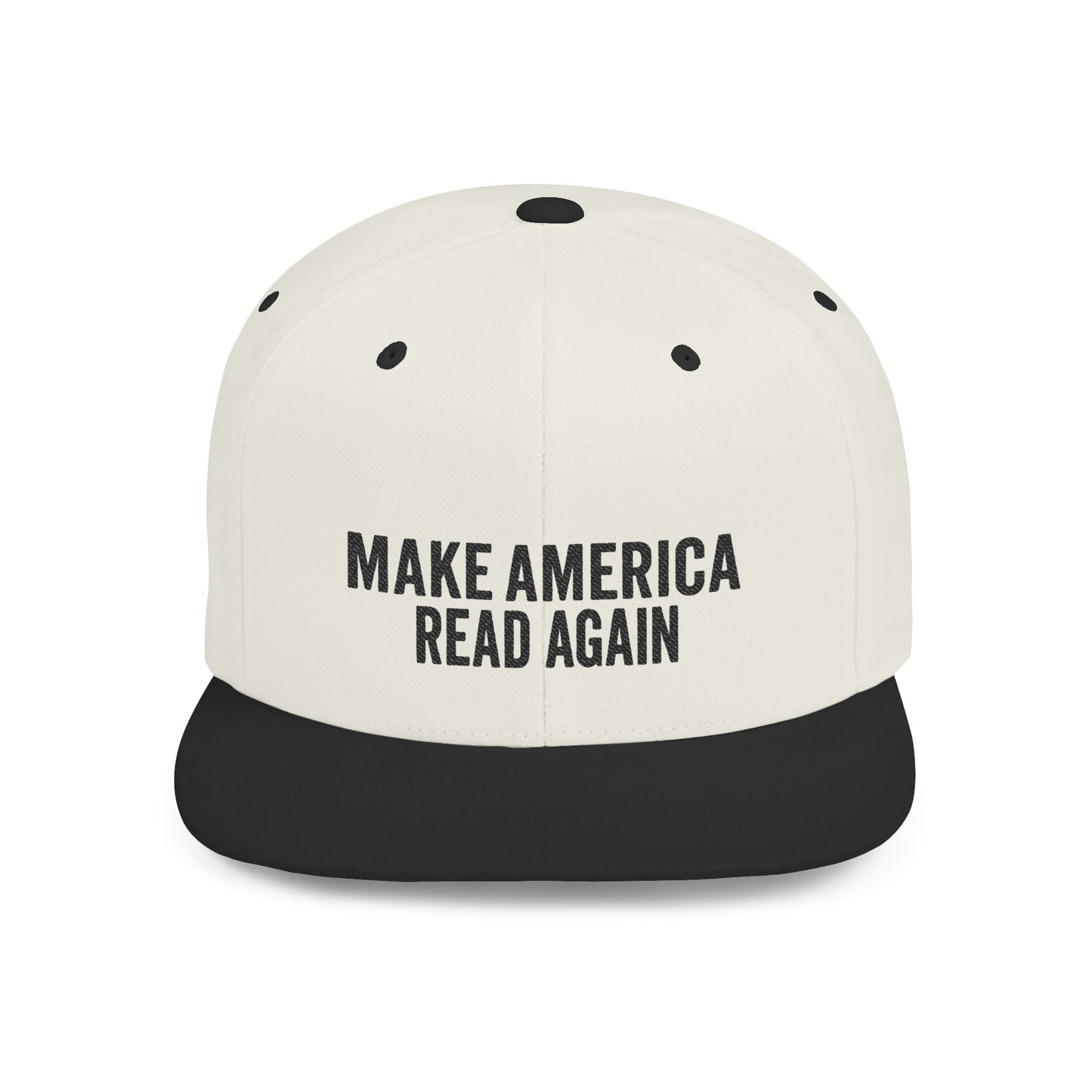MARA Flat Bill Snapback — Onyx Design