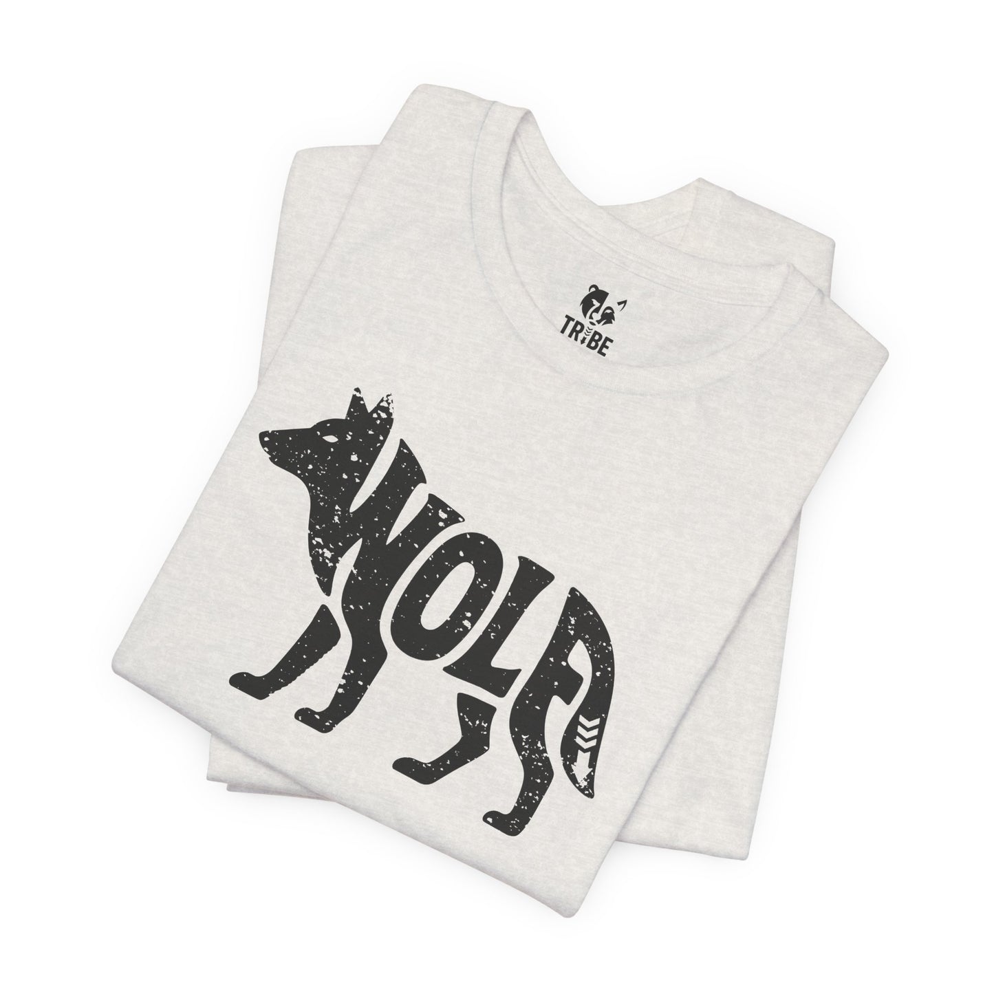 WOLF Jersey Tee - Onyx Silhouette Design