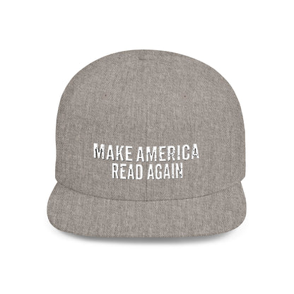 MARA Flat Bill Snapback — Bone Design