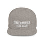 MARA Flat Bill Snapback — Bone Design