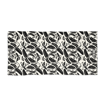 SHIT IS BANANAS Beach Towel - Bone