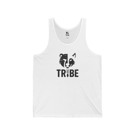 TRIBE Jersey Tank - Onyx Silhouette Design