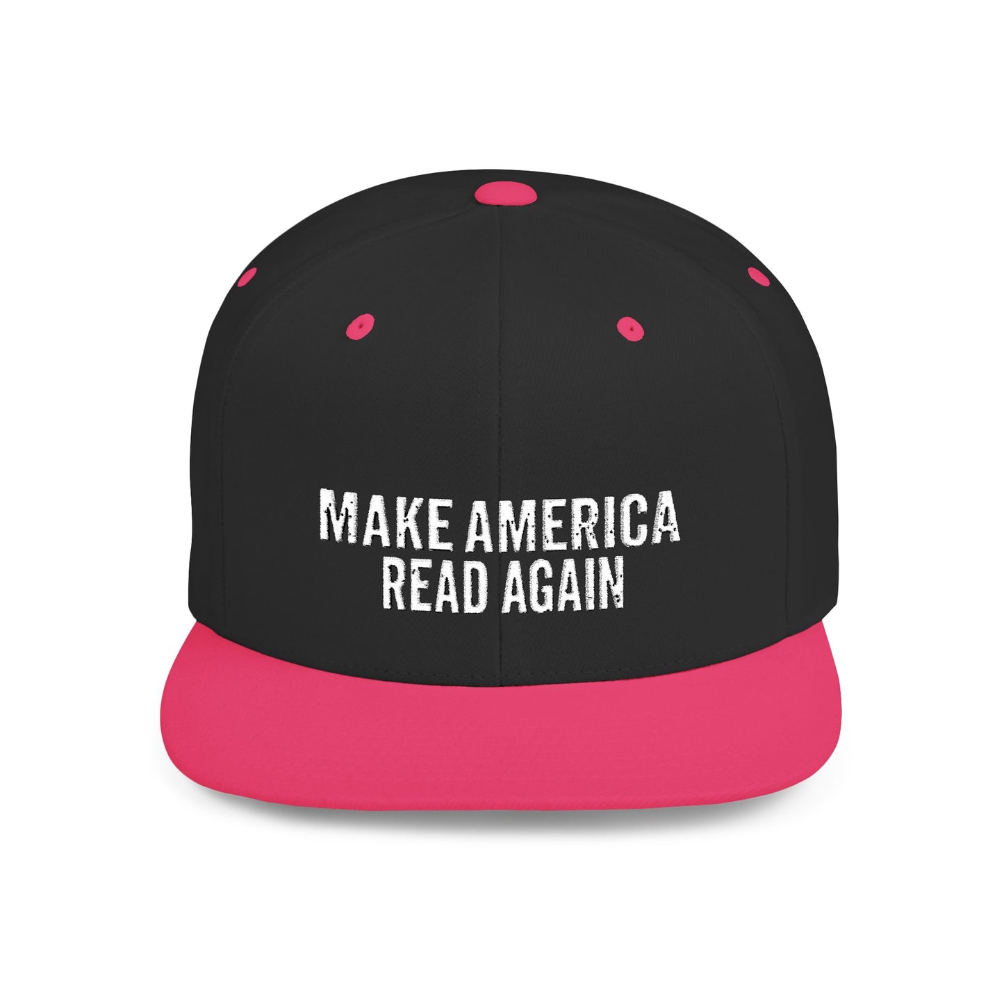 MARA Flat Bill Snapback — Bone Design