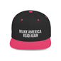 MARA Flat Bill Snapback — Bone Design