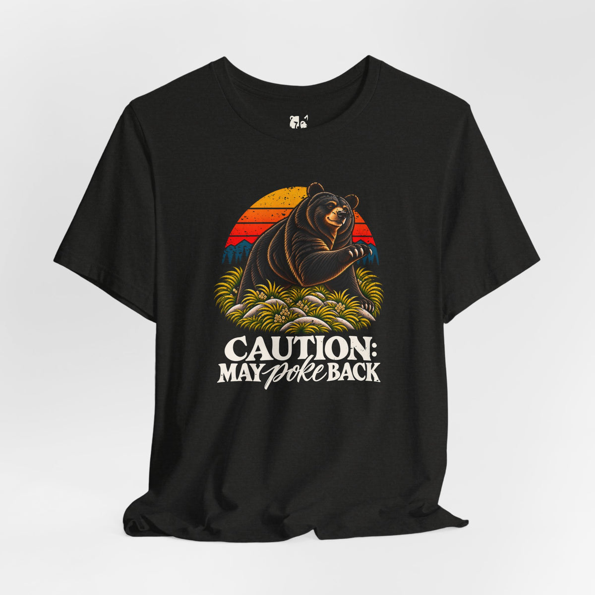 Caution: May Poke Back Jersey Tee