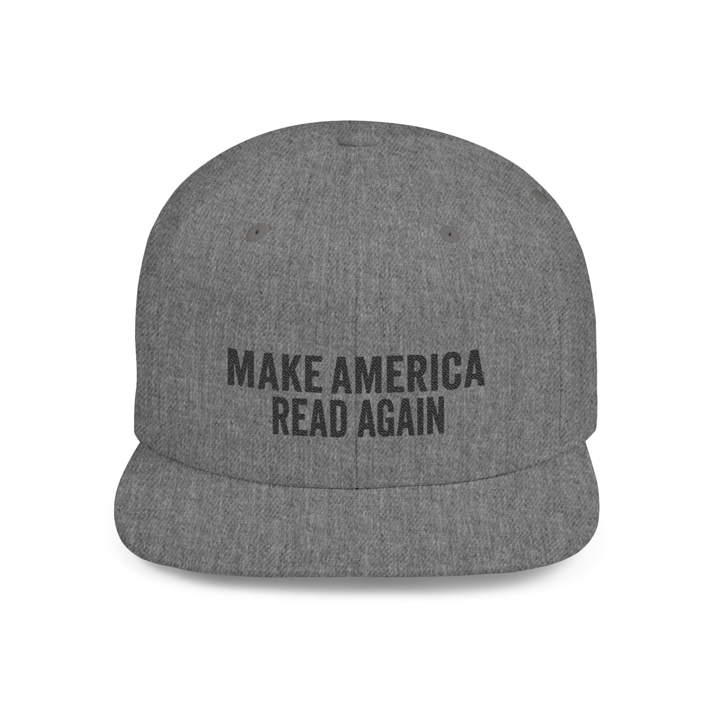MARA Flat Bill Snapback — Onyx Design