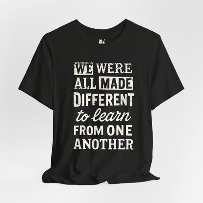 ALL DIFFERENT Jersey Tee - Bone Design